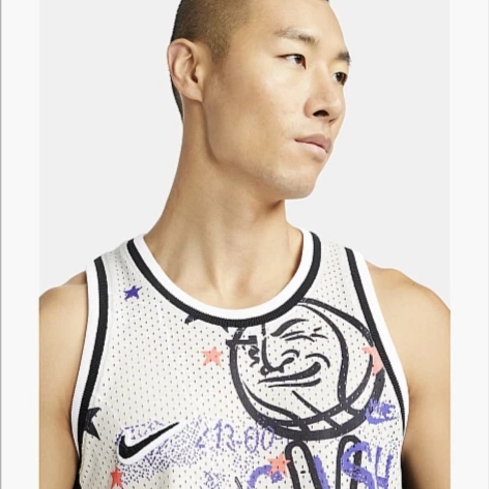Nike Men’s Basketball Jersey LightBone/Black Size 2XL - Picture 5 of 5